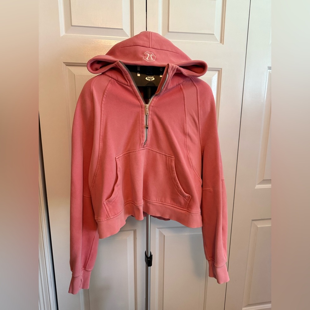 Lulu lemon pink scuba half-zip